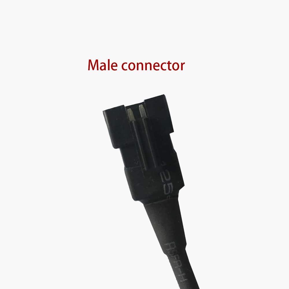 2PCS 1 Female to 2 Male Splitter Y Cable for Use with 5050 LED SMD RGB NEON Accent Kits for LED Motorcycle ATV Car Light Multi-Color Neon Strip Light