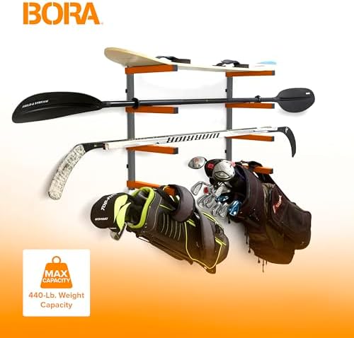 bora wood rack 4-level heavy duty lumber storage, package contents