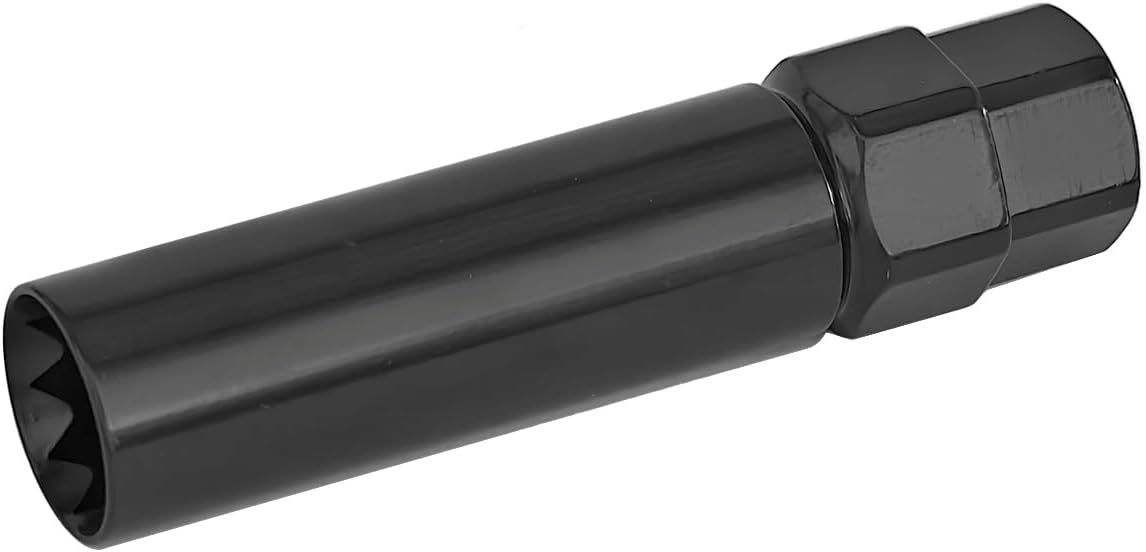 TA20-19/21 10-Spline Wheel Lock Key Tool - 3/4" & 13/16", 19mm, 21mm Hex Drive Lug Nut Remover Fit for Passenger Cars & Compact Hex Small Car