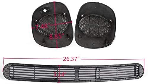 ALLGOOD Dash Defrost Vent Cover Left Right Speaker Grille Set Compatible With Chevy Blazer S10/GMC Jimmy Sonoma Oldsmobile 1998-2005