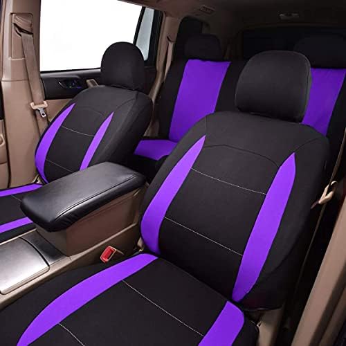 flying banner car seat covers front seats rear showing dimensions
