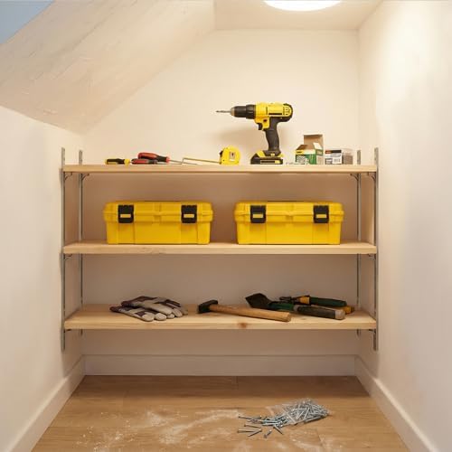 adjustable shelf bracket 40 inch 8 pack wall, main product view