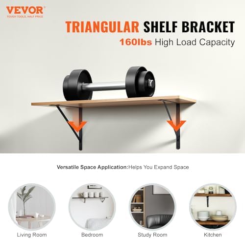 vevor shelf support, 18x12 in set of 12 shown in use