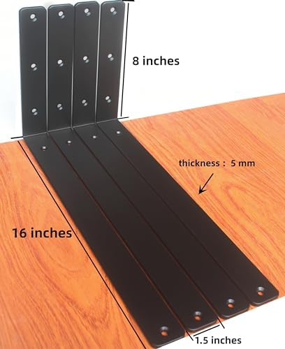 l 16" x h 8" x w1.5, 5mm shown in use