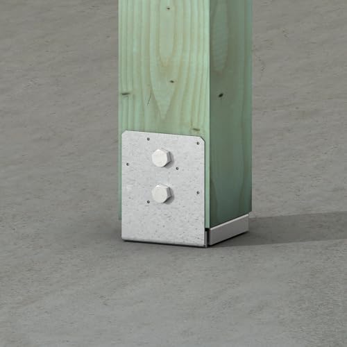 simpson strong-tie abu66z abu zmax galvanized adjustable standoff, package contents