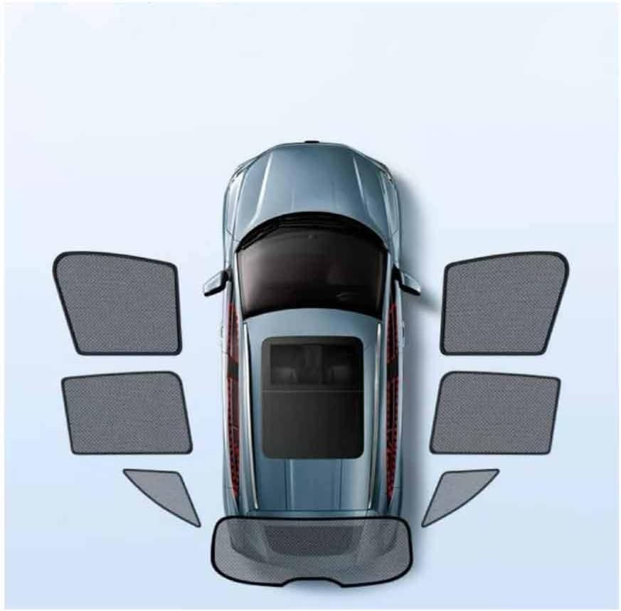 for BMW X3 G01 2017-2024 Car Side Window Sunshades, Magnetic Breathable Mesh Shades UV Protection Sun Blocker Foldable Travel Accessories,H/Rear Windshield+6 Side Windows