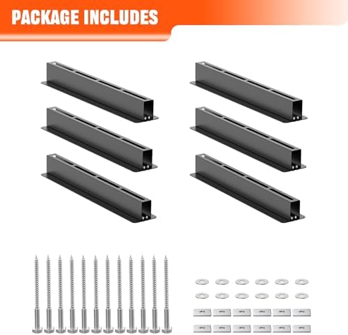torack garage 16" studs ceiling bin storage rack, front angle view
