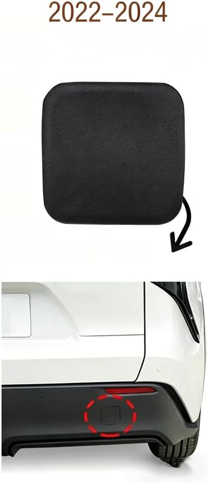 for Toyota BZ4X 2022 2023 2024 Car Rear Bumper Trailer Eye Cover Cap Plug Auto Parts Bumper Trim Cover