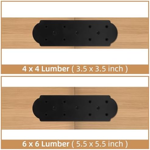 i shape steel flat bracket, 4 pcs 10", package contents