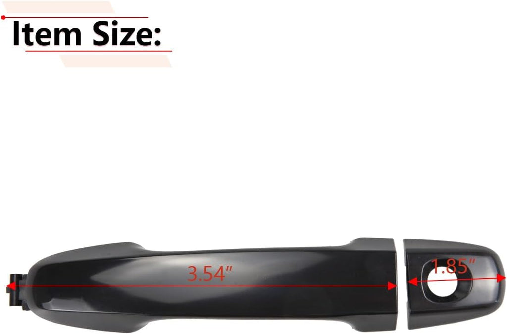 RLB-HILON 1Set Exterior Door Handle Compatible with Toyota Camry 2012 2013 2014 2015 2016 2017 Year