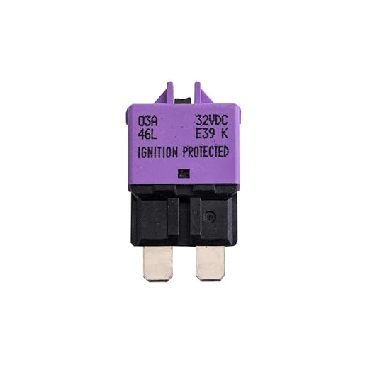 GLOSO Circuit Breaker Blade Fuse E39 Manual Reset Low Profile ATC/ATO by GLOSO