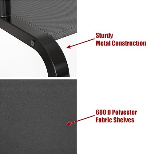 simple houseware 30" w narrow freestanding garment rack, close-up detail