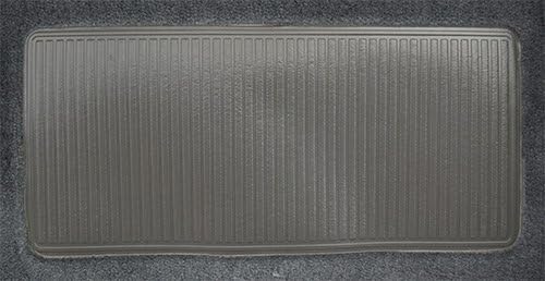 Replacement Auto Carpet Floor Liner - Molded Cutpile - fits 1981-1986 Chevrolet C30 Crew Cab 2WD 4 Speed Manual Floor Shift (Silver)