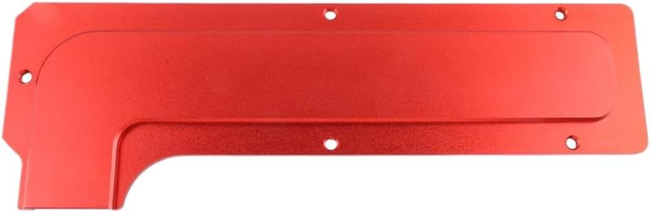 Spark Plug Cover Plate Black Silver Red Blue Aluminum Coil Pack Compatible With Eclipse 4G63(Red)