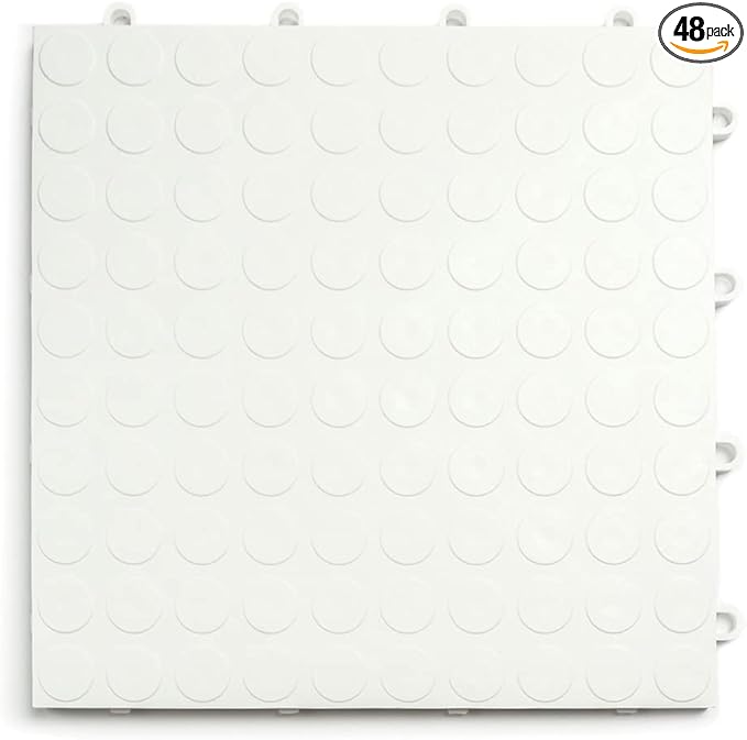 Big Floors GarageDeck Coin Pattern, Durable Copolymer Interlocking Modular by BigFloors