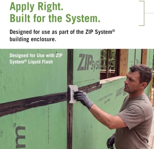 zip system liquid flash sausage applicator, caulk gun, package contents