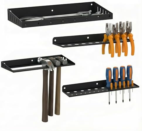 wall mount screwdriver organizer, plier organizer, hammer rack, main product view