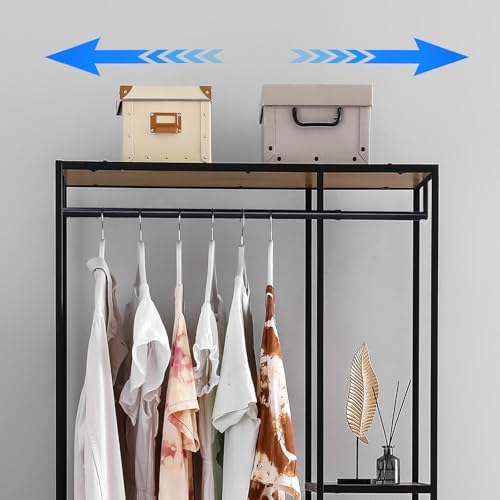 threehoney expandable closet hanger rod for wire shelf on a desk or shelf