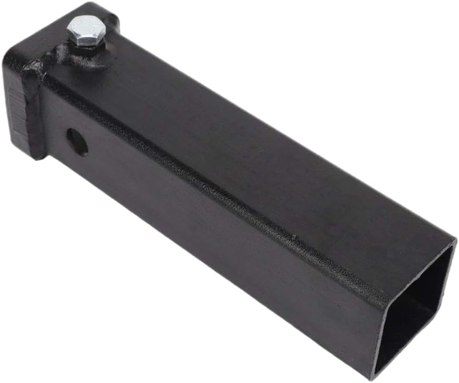 2 Inch Trailer Hitch Receiver Tubing 10 Inch Long Tow Bar Mount Compatible with RV Camper Caravan