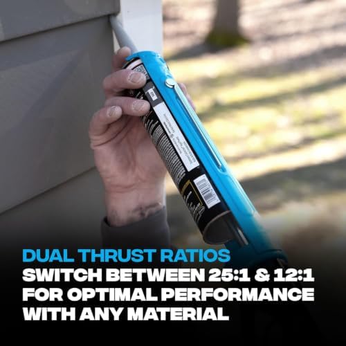 ox caulk gun no drip 10 oz, close-up detail