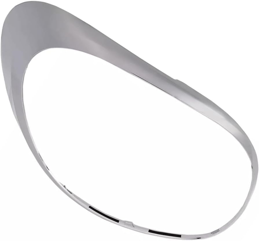 Left Taillight Lamp Trim Ring For Fiat 500L 2014-2019 - Tail Lamp Chrome Trim Compatible With OEM 68235995AA 77366440, Taillight Surround Ring