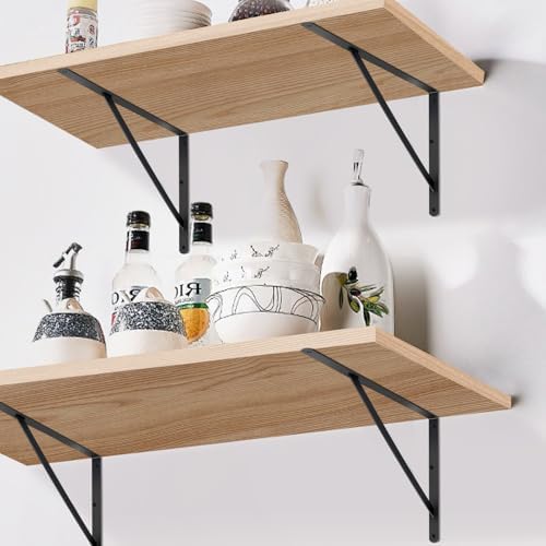 l20 x h 12" black heavy duty shelf showing dimensions