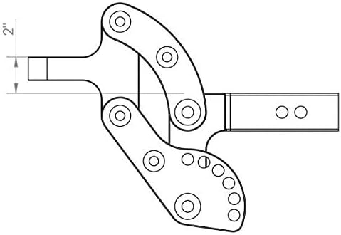 Rhino Hitch | 10K LB, 7" Drop Hitch w/ 2" Shank | Adjustable Aluminum Trailer Hitch: Effortless Towing, Unmatched Strength | Includes 2 Ball Set 2" and 2 5/16"