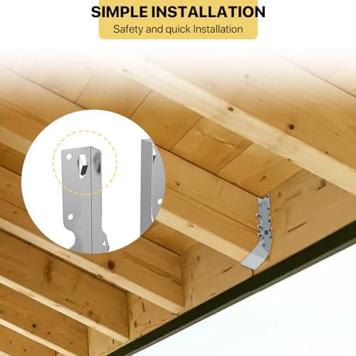 2x10 joist hanger,lu210 18 gauge double shear face showing dimensions