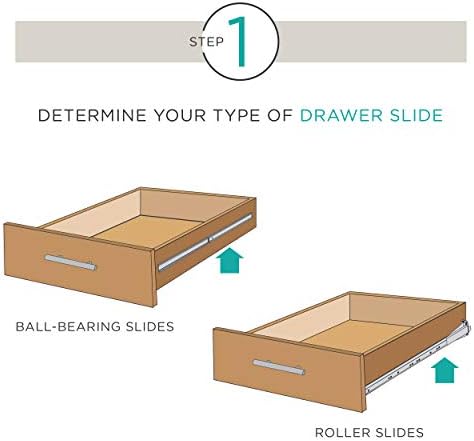 liberty d68822c-w-ts 22-inch bottom mount drawer slide (pack showing dimensions