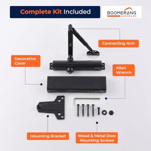 boomerang d8016 heavy-duty designer auto commercial door closer shown in use