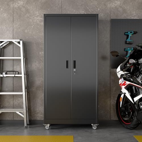 reemoon metal storage cabinet 71" h x 34" showing dimensions