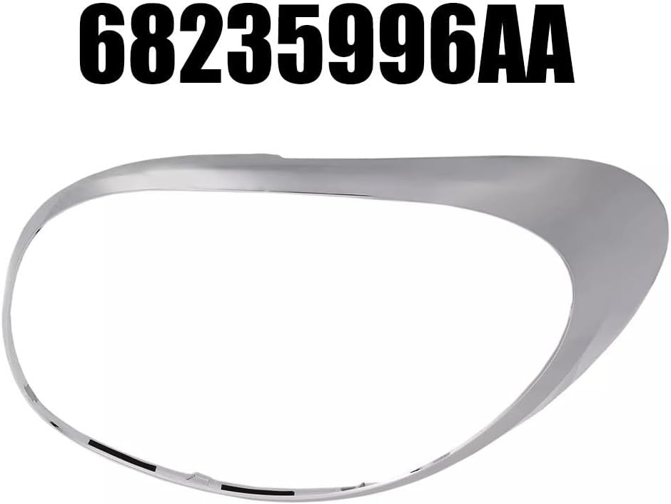 Right Taillight Lamp Trim Ring for Fiat 500L 2014-2020 Models Silver Chrome ABS Exterior Fender Part 68235996AA 77366441 for Easy Install