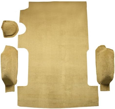 Molded Cutpile Cargo Area Carpet Flooring - fits 1996-2005 Chevrolet Astro Ext (Black)