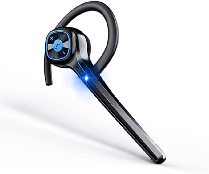 IHAO Wireless Bluetooth Earpiece Headphone Dual Noise Cancelling Mic Painless by IHAO