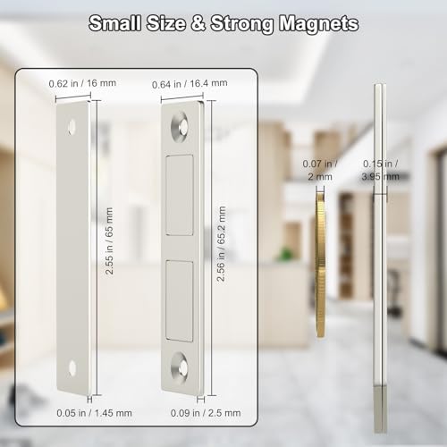 drawer magnet jiayi door magnets, 12 pack ultra shown in use