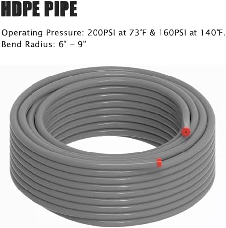 Compressed Air Piping System 3/4 inch x 100 Ft Tubing, Shop Air Line Kit for ...