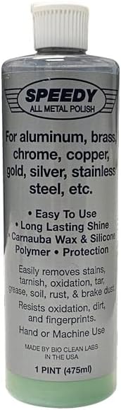 Speedy Metal Polish, The Original Industrial Metal Polishing Compound - 32 oz. Bottle (Liquid) C
