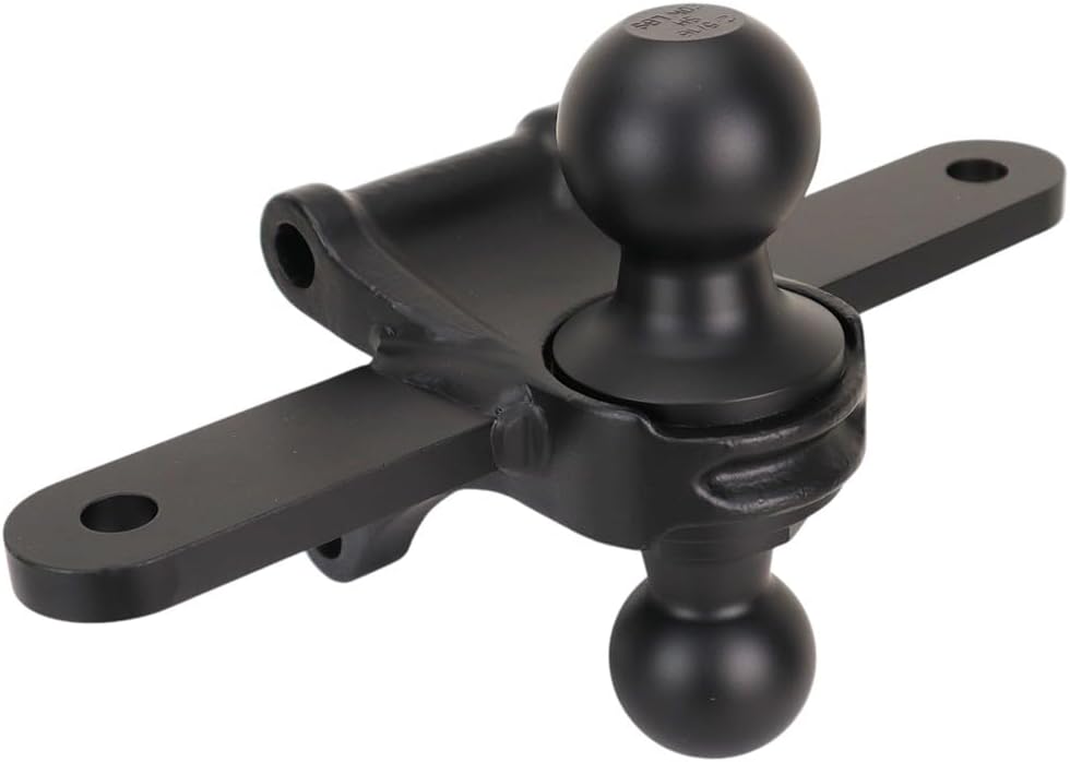 Shocker Impact Cushion Hitch & Sway Control Towing Kit - Fits 2-1/2" Hitch - Has Black Combo 2" & 2-5/16" Balls & 2 Sway Bars