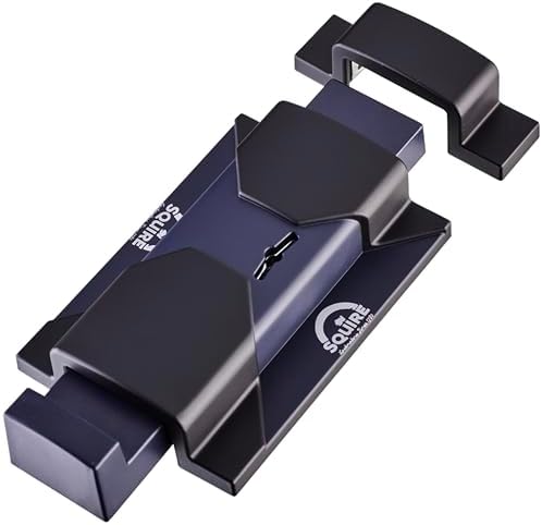 squire heavy duty keybolt - 4 lever key shown in use