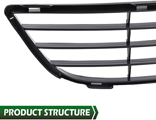 GRAND ORANGE Front Bumper Grille Compatible with Toyota Yaris Sedan 2007-2008 (4 door model) 5311252240 TO1036108