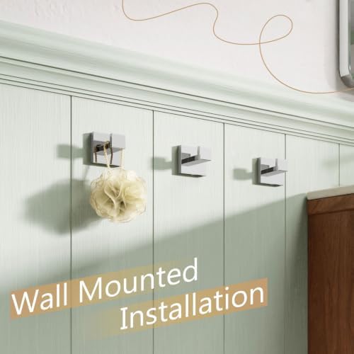 kokosiri bathoom towel hook wall mount square bath, package contents
