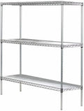 Omega 12" Deep x 60" Wide x 86" High 3 Tier Gray Starter Shelving Unit by OmegaProductsCorporation