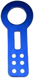 Service Tow Hook Front Bumper Tow Hitch Ring Tow Hitch for Off Road SUV Recovery Car Trailer Accessory Secure Connection Point, Red (Blue)