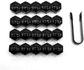 20pcs Lug Nut Covers for 2019-2025 2026 Dodge Ram 1500/2500/3500 Hexagon Wheel Bolt Caps Durable Protective Plastic,Black-17mm