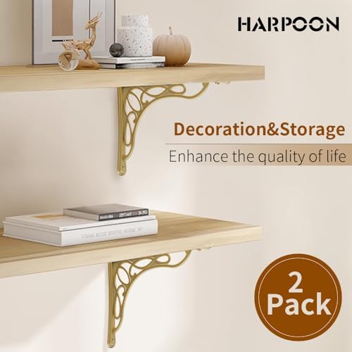 wall shelf bracket, heavy duty and hardware included, close-up detail