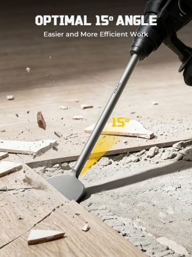 sds plus chisel bit set, 16" point & showing dimensions