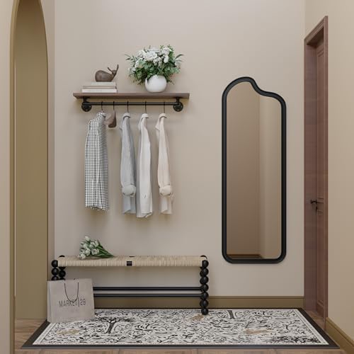 clothes rack 36in, wall mounted garment rack with on a desk or shelf