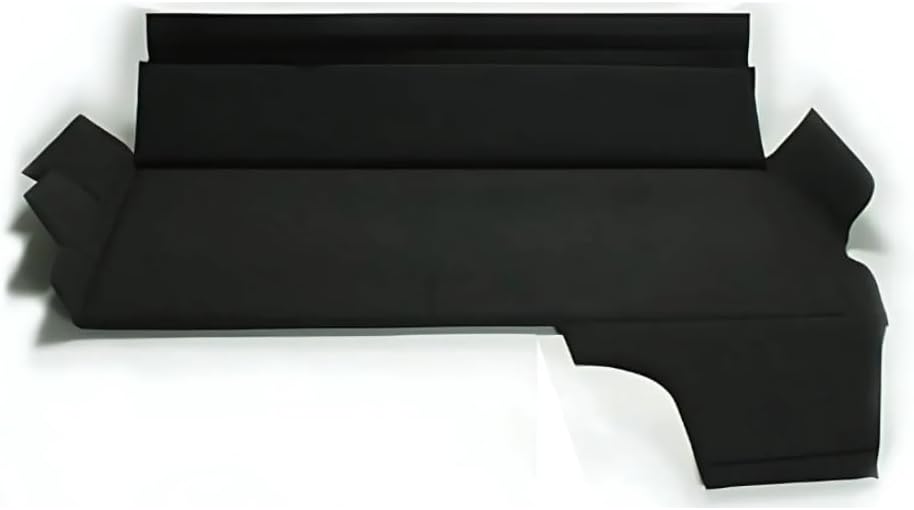 Boot Carpet Trunk Mat Set 2 Piece for VW Beetle 1302 1303 Super Bug 1972–1979 – Custom Fit Black LHD Trunk Floor Carpet OEM Style Restoration Interior Accessory