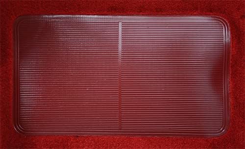 Auto Carpet Floor Liner - Passenger Area - Molded Cutpile - fits 1974-1980 Ford Pinto 2 Door Wagon (Black)