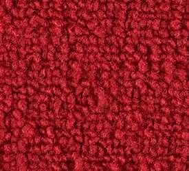 ACC Automotive Carpet in 615-Red Nylon Loop | Made to fit 1964-1967 Chevrolet Chevelle 2 Door 4 Speed Bucket Seat